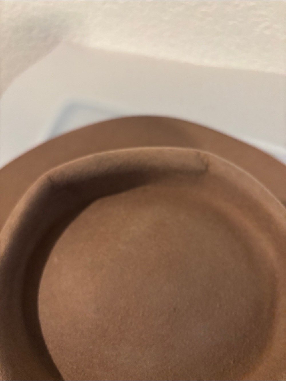 Lack of Color Mirage Boater Dusty brown XXL dipped crown genuine suede band NWT - Picture 15 of 15
